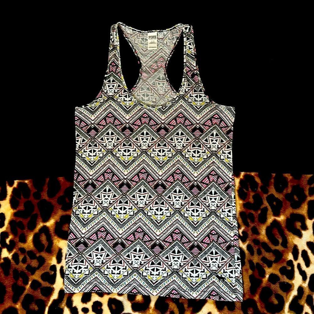 Pink Aztec print tank